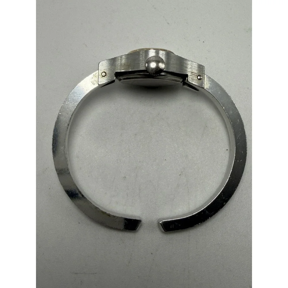 Timex Aluminum Manual Wind Working Ladies Vintage Cuff Watch 21MM 5.5